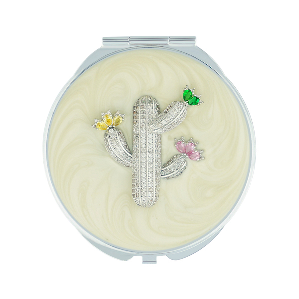 Summer Vibe Cactus Compact Mirror