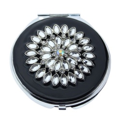 Crystal Flower Gifts Compact Mirror