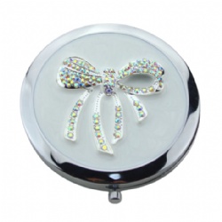 Crystal Bow Compact Mirror For Her