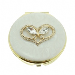 Wedding Favors Compact Mirror Butterfly with Heart