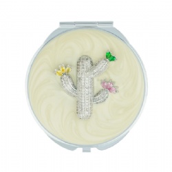 Summer Vibe Cactus Compact Mirror