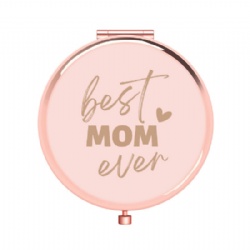 Best Mom Ever Engraved Compact Mirror