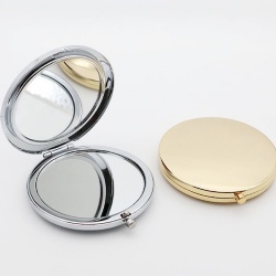 70mm Silver/Gold/Rose Gold Plated Compact Mirror