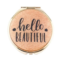 Hello Beautiful Chic Compact Mirror