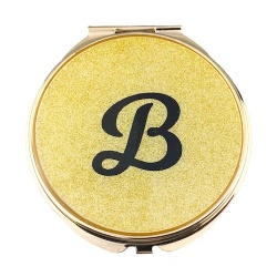 Letter B 2-Side Compact Mirror