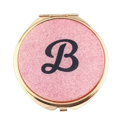 Letter B Compact Mirror for Birthday Gifts