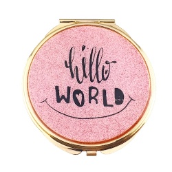 Hello World Birthday Gifts Compact Mirror